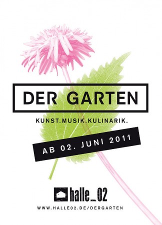 Gartenparty Werbeplakat
