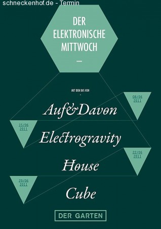 Elektronischer Mittwoch Werbeplakat