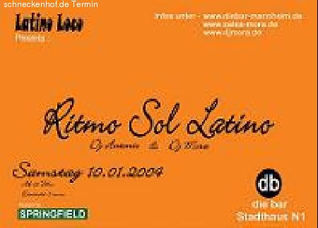 Ritmo Sol Latino Werbeplakat