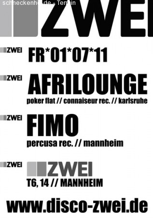 Stereo621 ... mit Afrilounge Werbeplakat