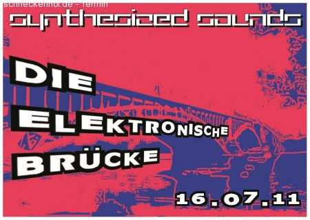 Die elektronische Brücke Werbeplakat
