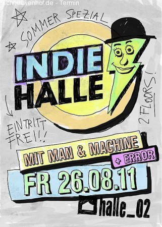 2 Jahre Indiehalle Werbeplakat