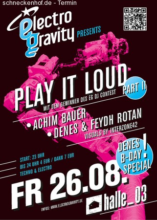 Electrocravity - Play it Loud! Werbeplakat