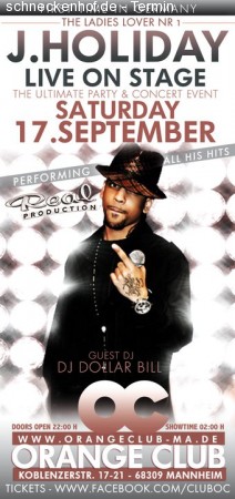 J.Holiday Live On Stage Werbeplakat
