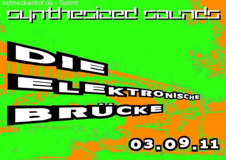 Die elektronische Brücke Werbeplakat