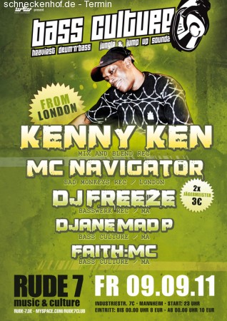 Bass Culture Werbeplakat