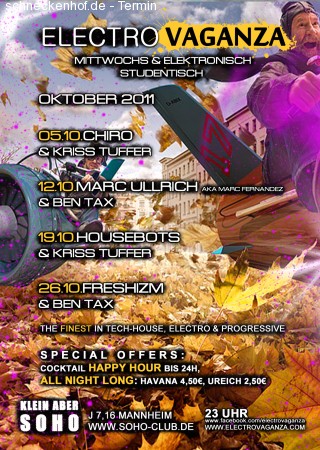 Electrovaganza Werbeplakat