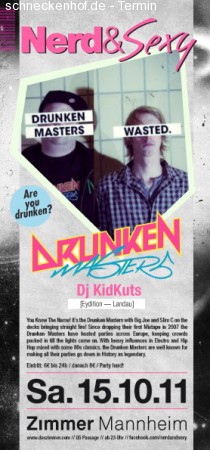 Nerd & Sexy feat. Drunken Mast Werbeplakat