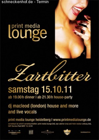 Zartbitter Werbeplakat