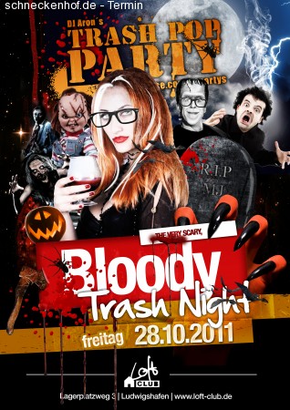 Trash Pop: Bloody Trash Night Werbeplakat