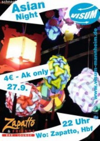 VISUM Asian Night Werbeplakat