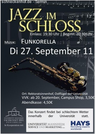 Jazz im Schloss Werbeplakat