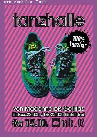 Tanzhalle Werbeplakat