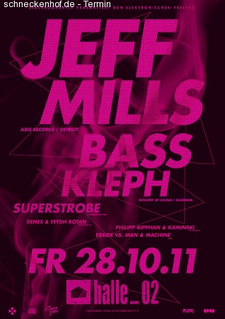 Jeff Mills pres by Electrograv Werbeplakat