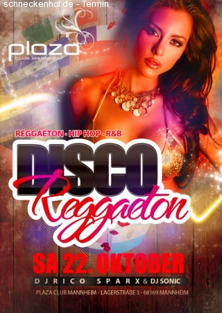 Disco Reggaeton Werbeplakat