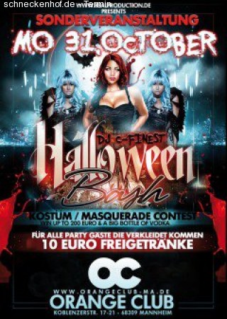 Halloween Bash Werbeplakat