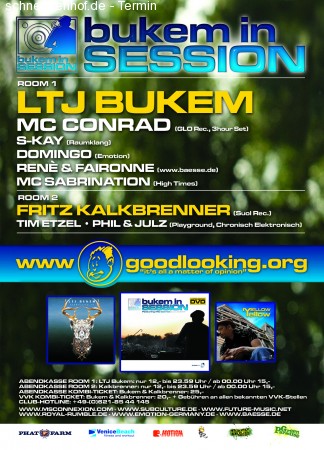 Bukem in Session Werbeplakat