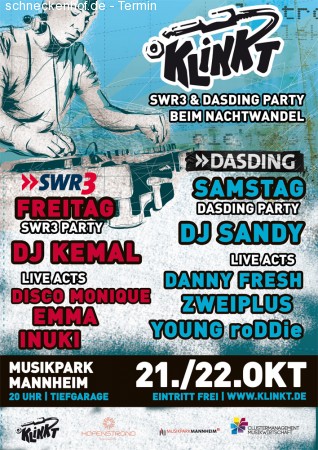 SWR3 & DasDing bei Nachwandel Werbeplakat