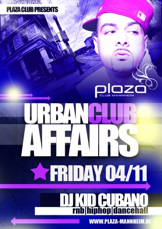 Urban Club Affairs Werbeplakat