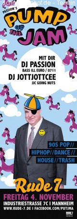 Passions Pump up the Jam Werbeplakat