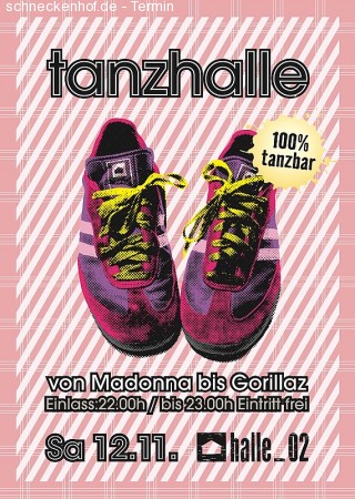 Tanzhalle Werbeplakat