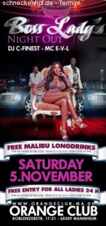 Boss Ladies Night Out Werbeplakat