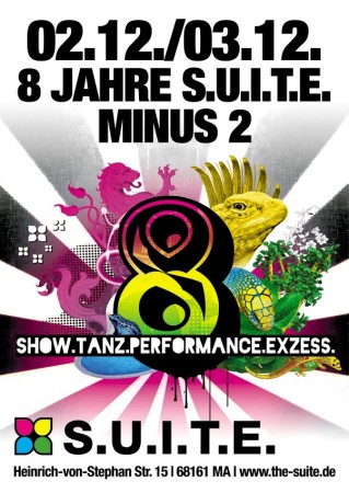 8 Jahre Suite Tag 1 Werbeplakat