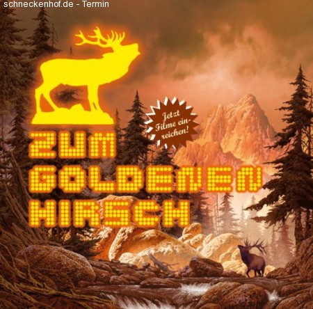 Zum Goldenen Hirsch Werbeplakat