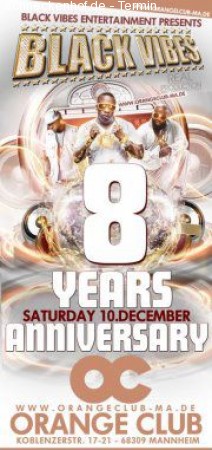 8 Years Black Vibes Werbeplakat