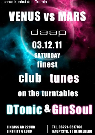 Venus vs. Mars Werbeplakat