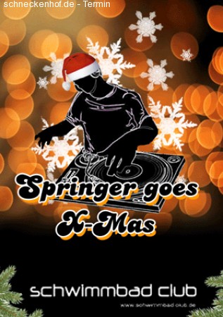 Springer goes X-Mas Werbeplakat