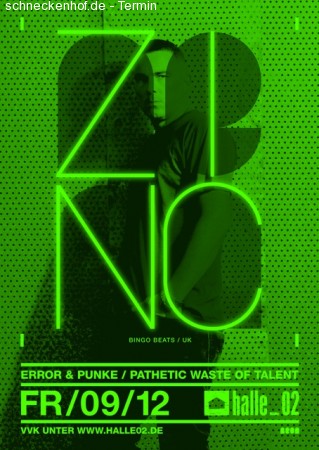 DJ Zinc @ Neon Werbeplakat