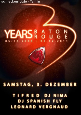 3 Years Baton Rouge Werbeplakat