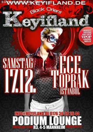 ECE Toprak @ Keyifland Werbeplakat