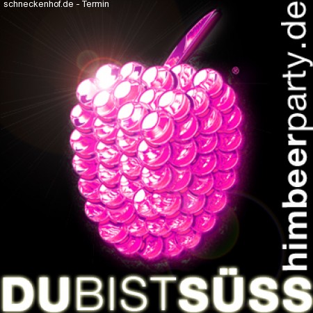 Himbeerparty Werbeplakat