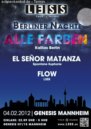 L3SS Talk More Music Werbeplakat