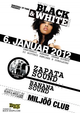 Black & White Edition Werbeplakat