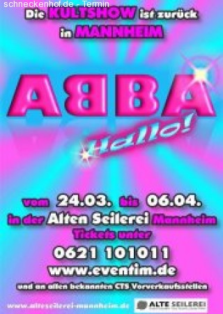 ABBA HALLO! Werbeplakat