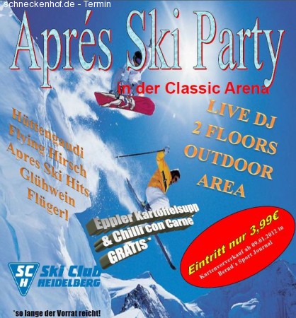 Apres Ski Party 2012 Werbeplakat