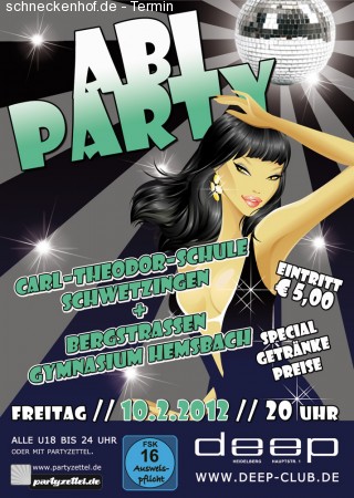ABI Party Werbeplakat