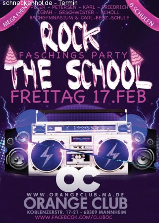 Rock The School Werbeplakat