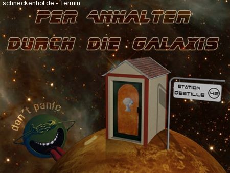 Station Destille - Fasching Werbeplakat
