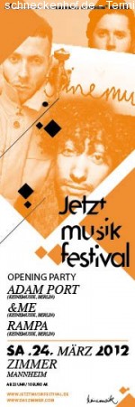 Jetztmusikfestival Opening Par Werbeplakat