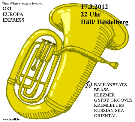 Ost Europa Express Werbeplakat