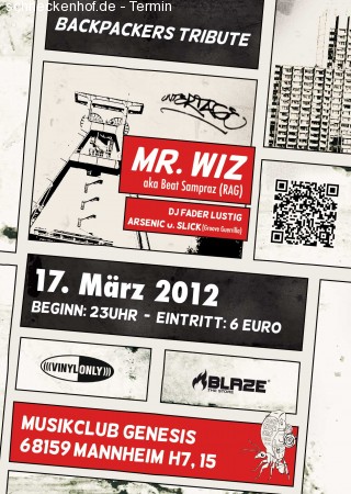 Backpackers Tribute Werbeplakat