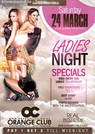 Ladies Night Werbeplakat