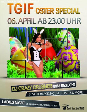 TGIF ( Thank God its Friday ) Werbeplakat