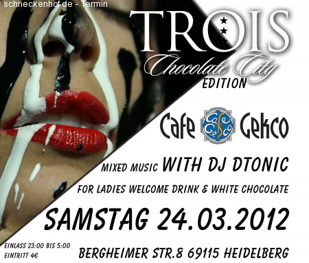 Trois Chocolate City Werbeplakat