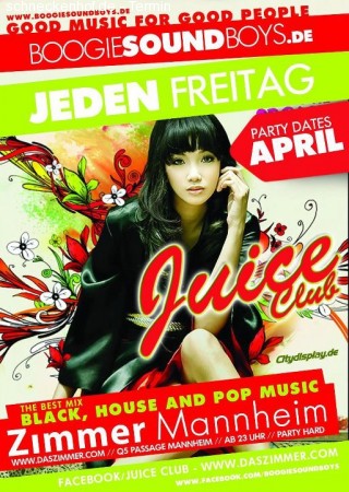 Juice Club - Ladies Night Werbeplakat