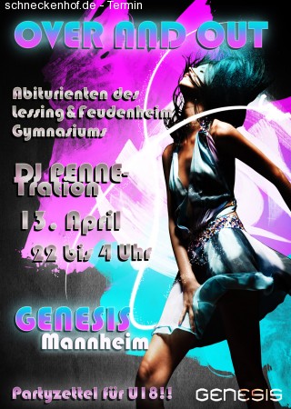 OVER AND OUT Werbeplakat